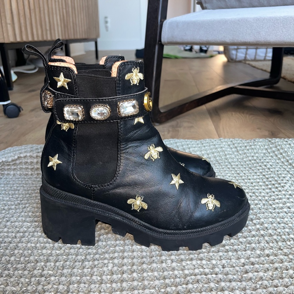 Gucci Boots with Bees and Stars - Picture 2 of 7